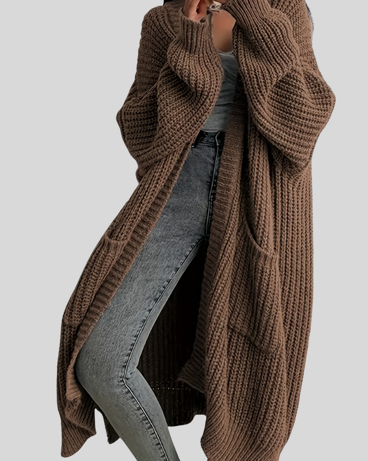Mirla | Lång Elegant Cardigan-Eva Jonsson