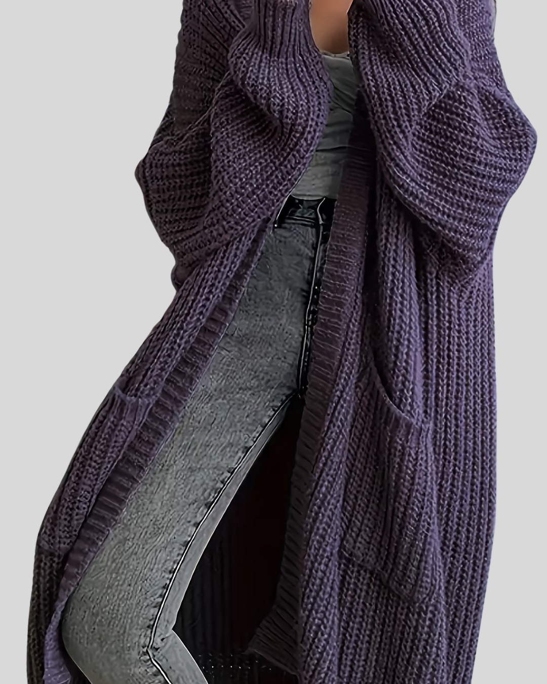 Mirla | Lång Elegant Cardigan-Eva Jonsson