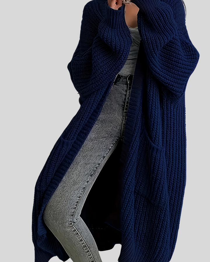 Mirla | Lång Elegant Cardigan-Eva Jonsson