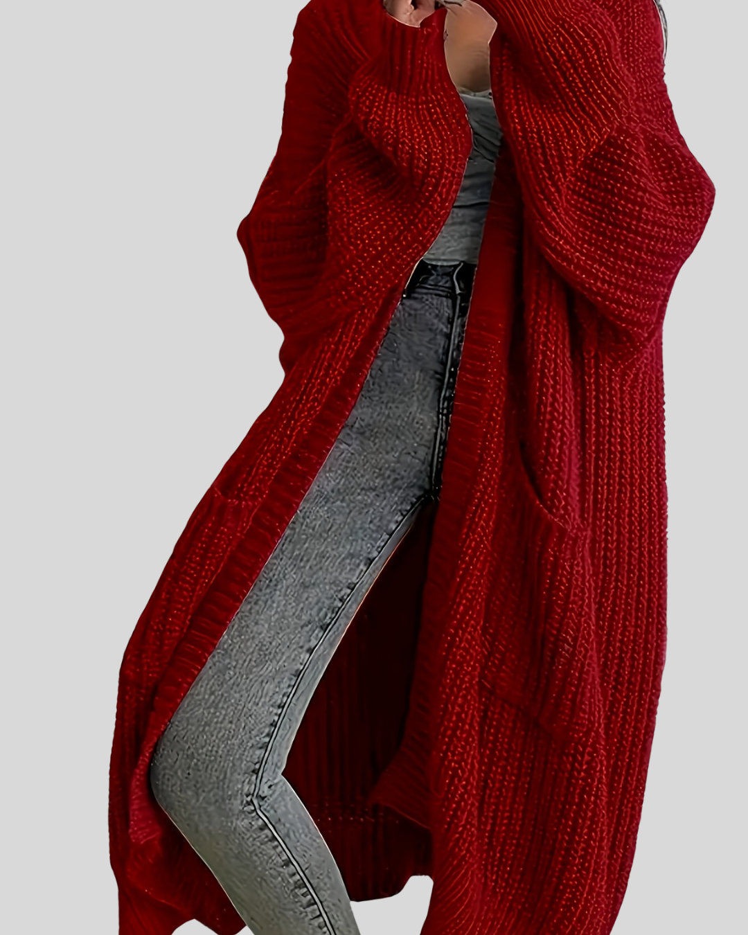 Mirla | Lång Elegant Cardigan-Eva Jonsson