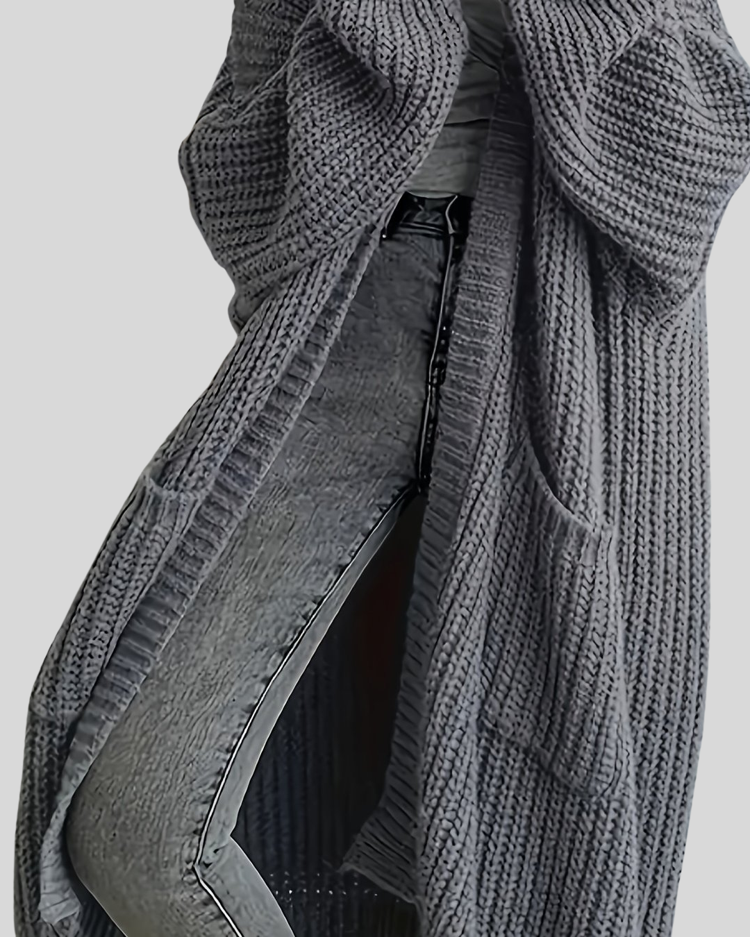 Mirla | Lång Elegant Cardigan-Eva Jonsson