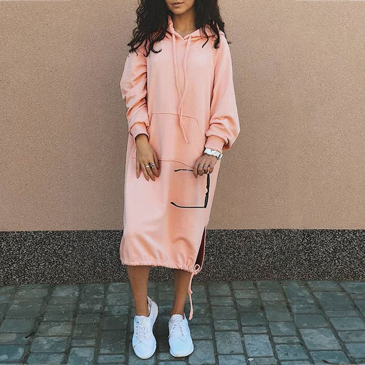 Mirla | Lång Hoodie – Bekväm och Stilig för Vardagen och Fritiden-Eva Jonsson