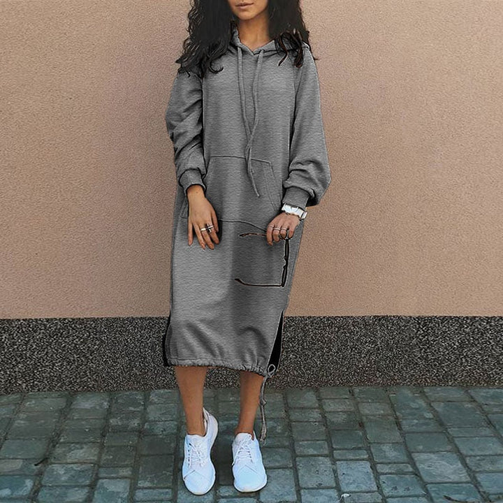 Mirla | Lång Hoodie – Bekväm och Stilig för Vardagen och Fritiden-Eva Jonsson