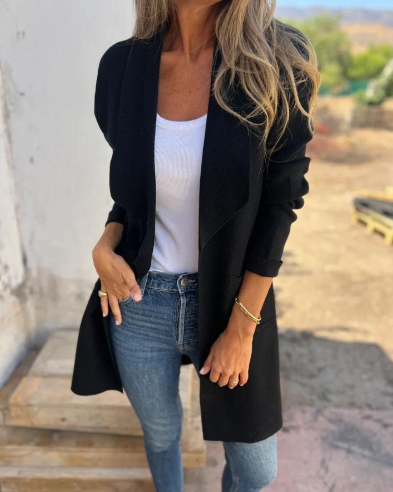 Mirla | Lång Vardagsjacka-Eva Jonsson