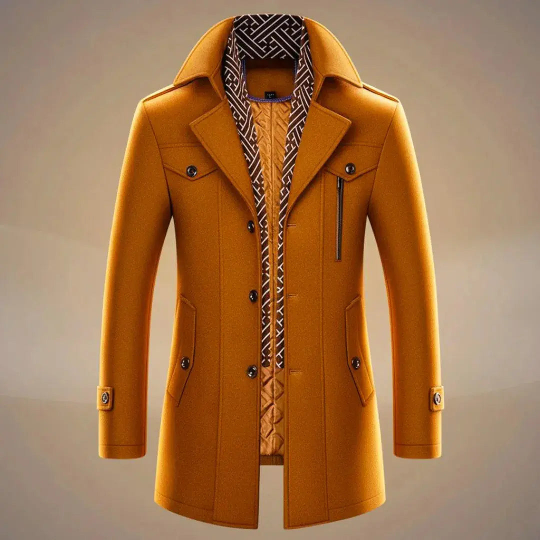 Mirla | Lång Ylleovercoat-Eva Jonsson