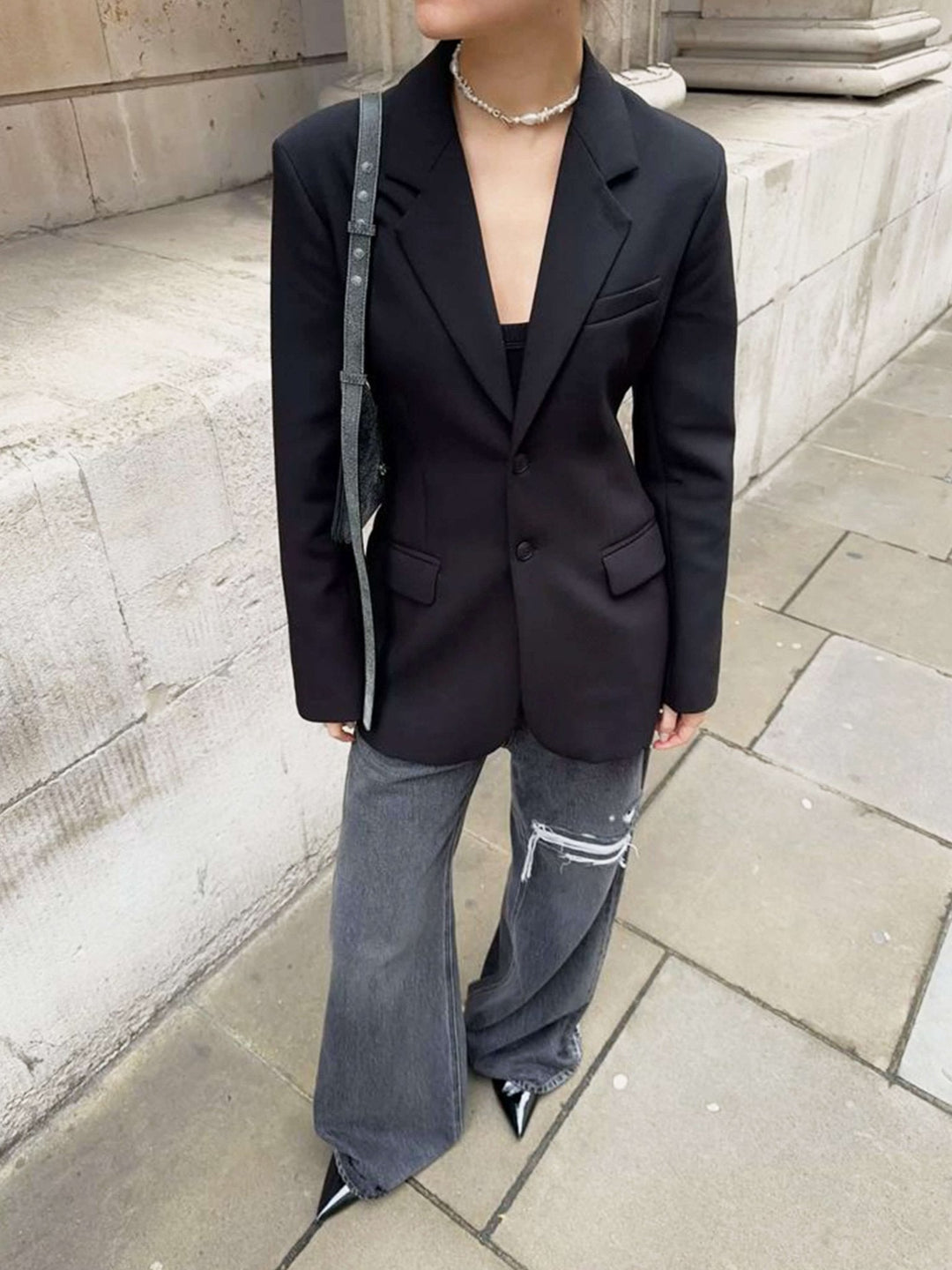 Mirla | Långärmad Blazer-Eva Jonsson