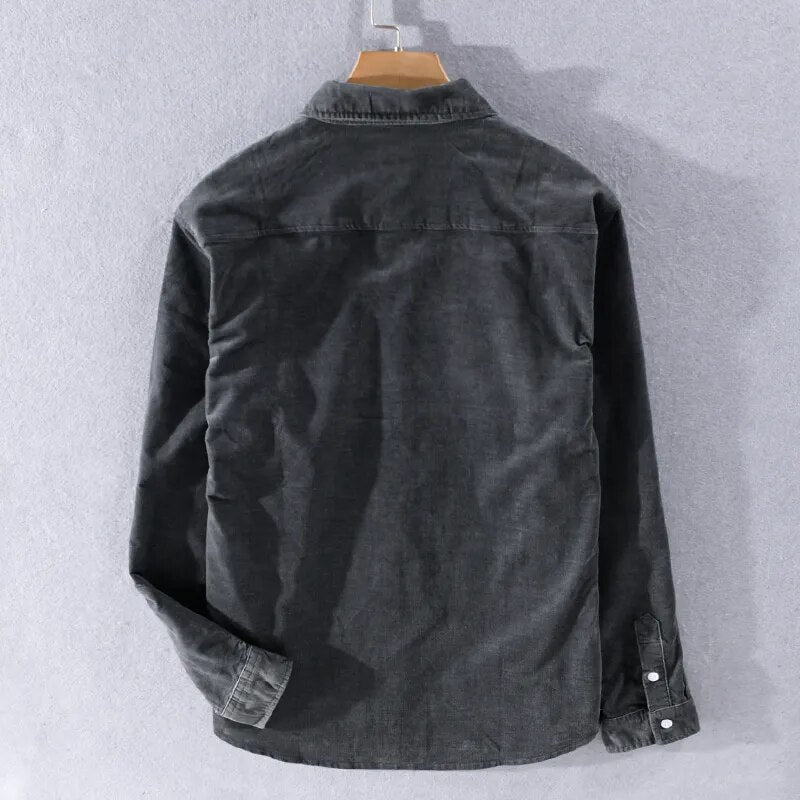 Mirla | Långärmad Overshirt i Mjuk Denim-Eva Jonsson
