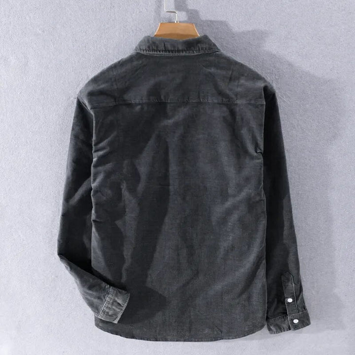 Mirla | Långärmad Overshirt i Mjuk Denim-Eva Jonsson