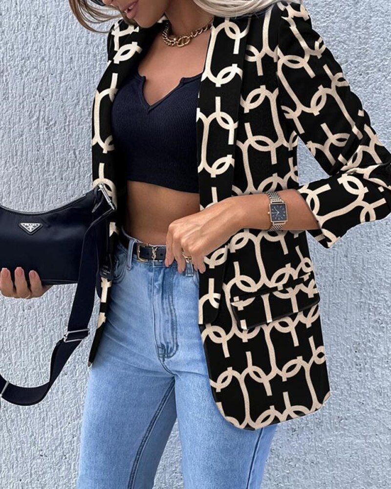 Mirla | Långärmad Slim Blazer-Eva Jonsson