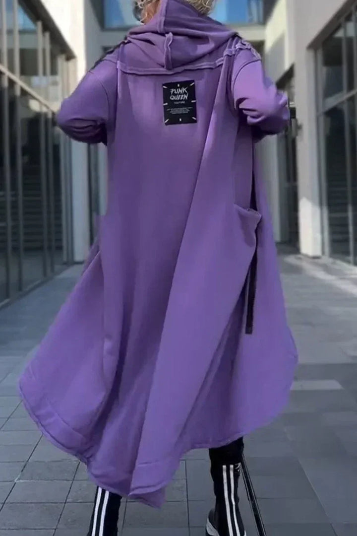 Mirla | Långt Hoodie-Klänning med Modern Snitt-Eva Jonsson