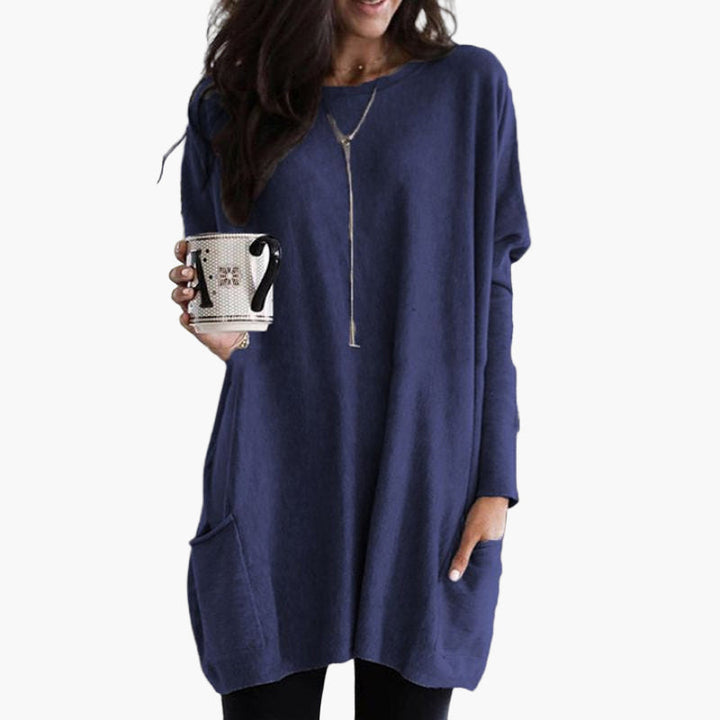 Mirla | Långtröja I Oversize-Stil - Bekväm Casual-Look för Höst och Vinter-Eva Jonsson