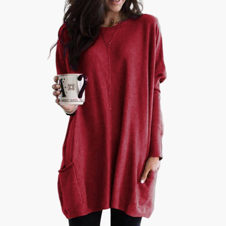 Mirla | Långtröja I Oversize-Stil - Bekväm Casual-Look för Höst och Vinter-Eva Jonsson