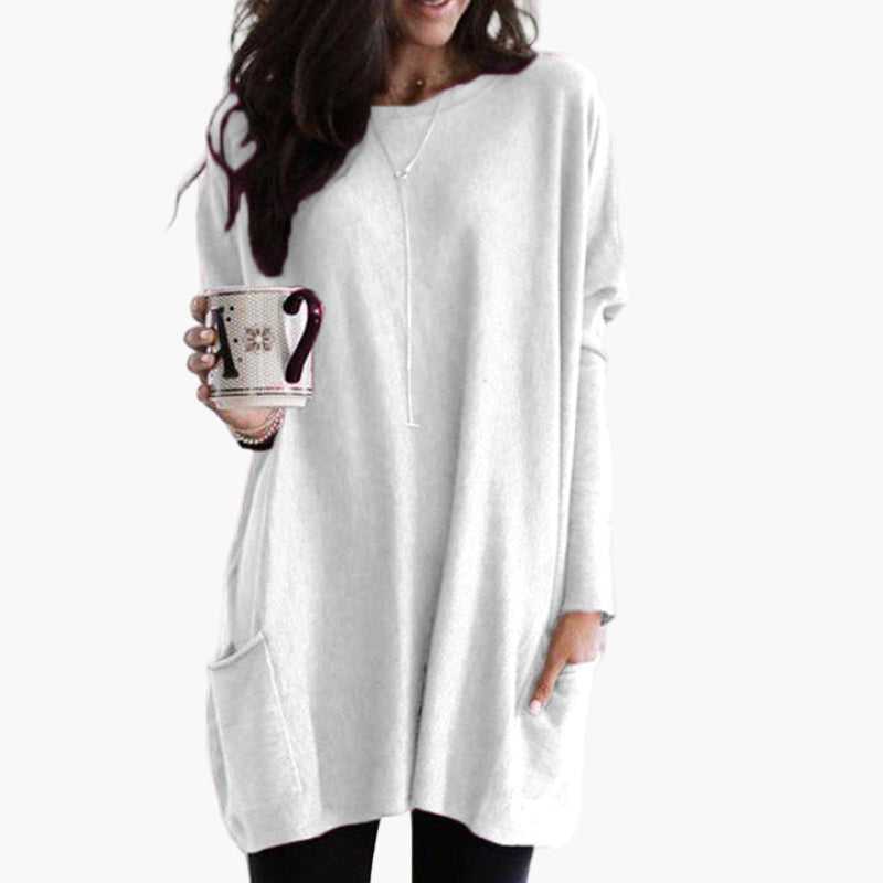 Mirla | Långtröja I Oversize-Stil - Bekväm Casual-Look för Höst och Vinter-Eva Jonsson