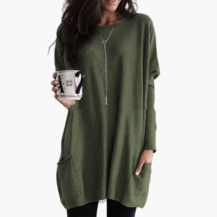 Mirla | Långtröja I Oversize-Stil - Bekväm Casual-Look för Höst och Vinter-Eva Jonsson