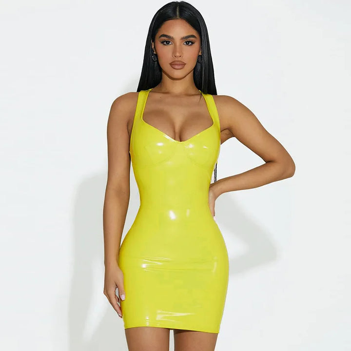 Mirla | Latexmikjol med justerbara band-Eva Jonsson