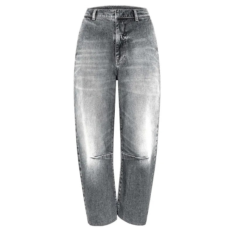 Mirla | Lätt Denim-Jacka med Bälte, Ståkrage och Långa Ärmar-Eva Jonsson