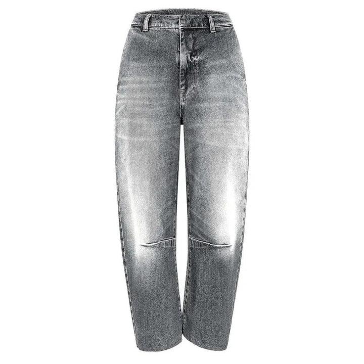 Mirla | Lätt Denim-Jacka med Bälte, Ståkrage och Långa Ärmar-Eva Jonsson