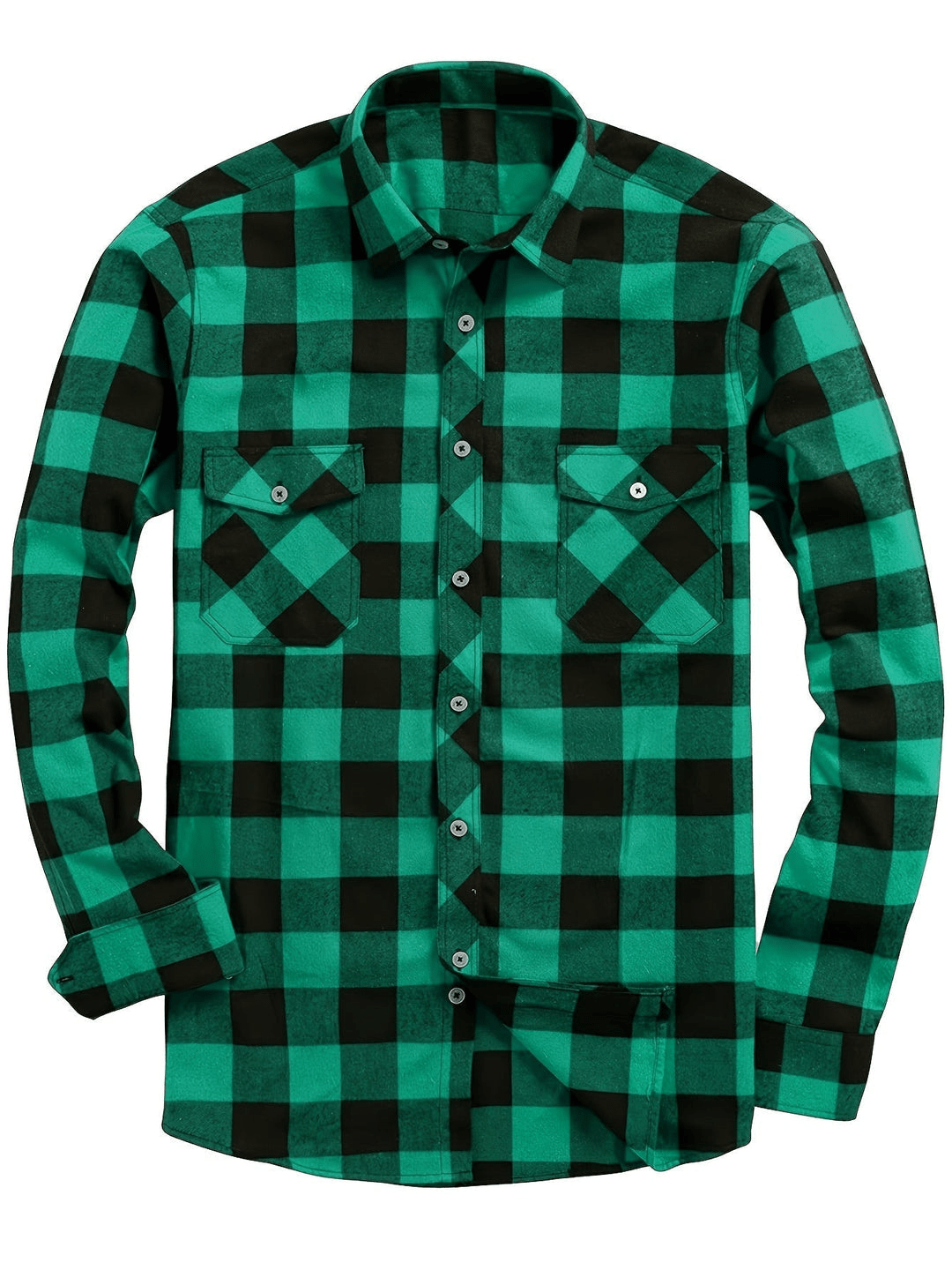 Mirla | Lätt Herrskjorta Lumberjack Print Skjorta-Eva Jonsson