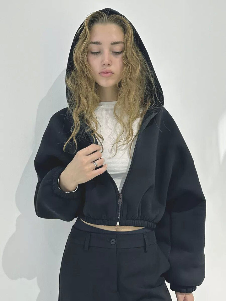 Mirla | Lätt, Lätt, Kort Sport Hoodie Jacka-Eva Jonsson