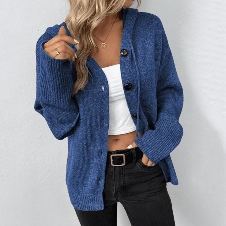 Mirla | Lätt knapp cardigan för kvinnor-Eva Jonsson