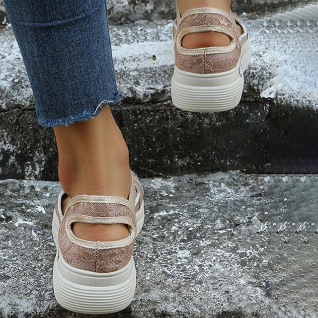 Mirla | Lätta sandaler av andningsbart mesh-Eva Jonsson