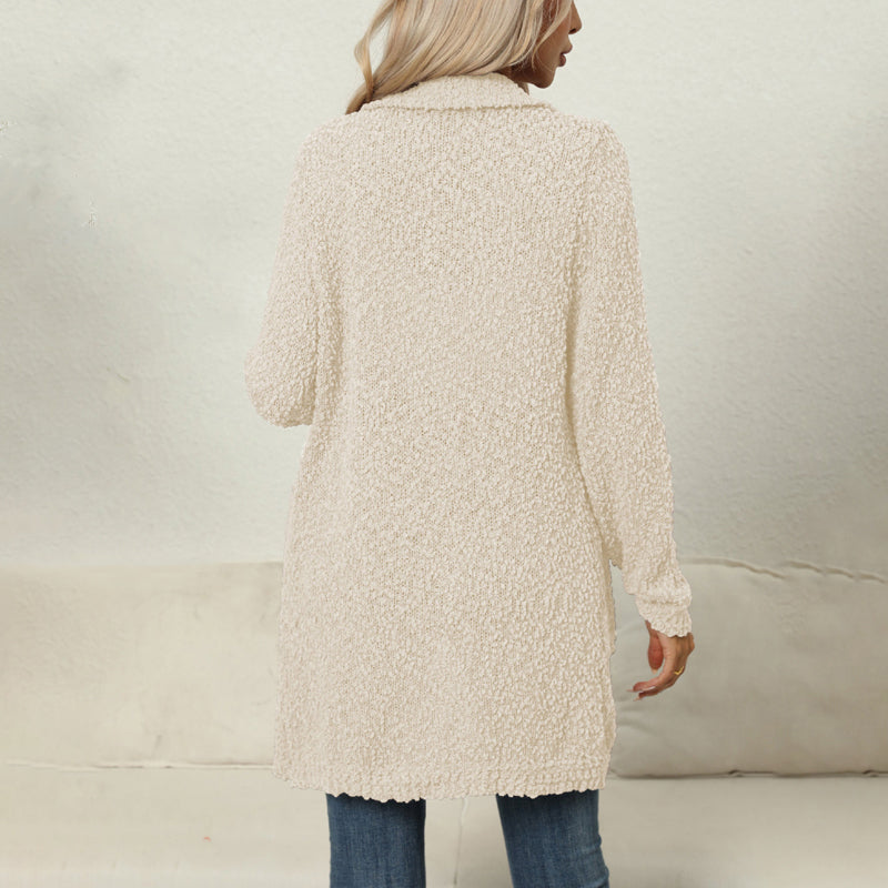Mirla | Lättsam Enfärgad Cardigan-Eva Jonsson