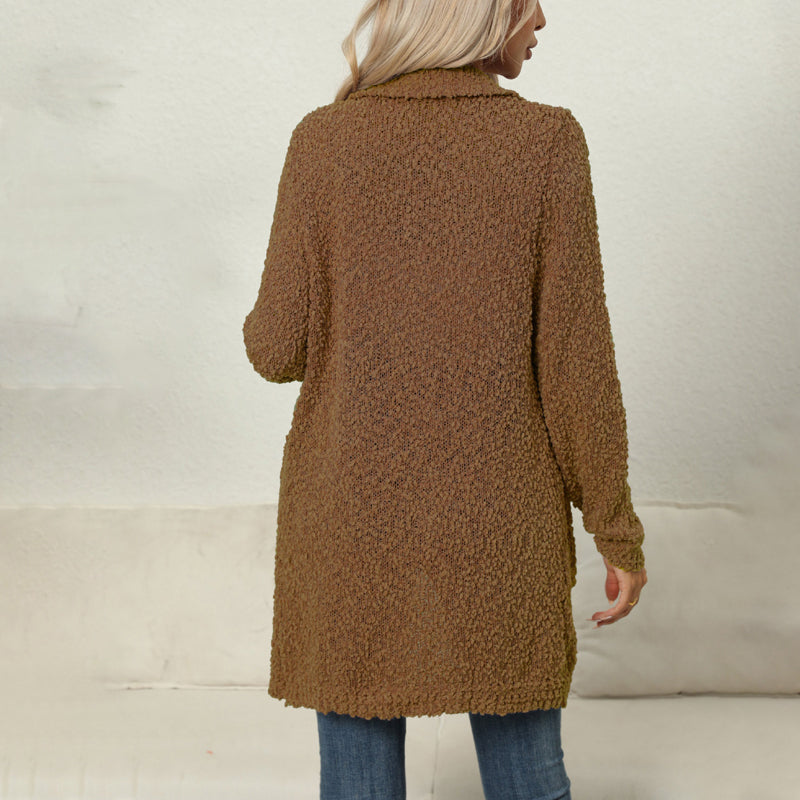 Mirla | Lättsam Enfärgad Cardigan-Eva Jonsson