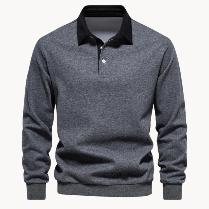 Mirla | Lättsam Polo-Sweatshirt-Eva Jonsson