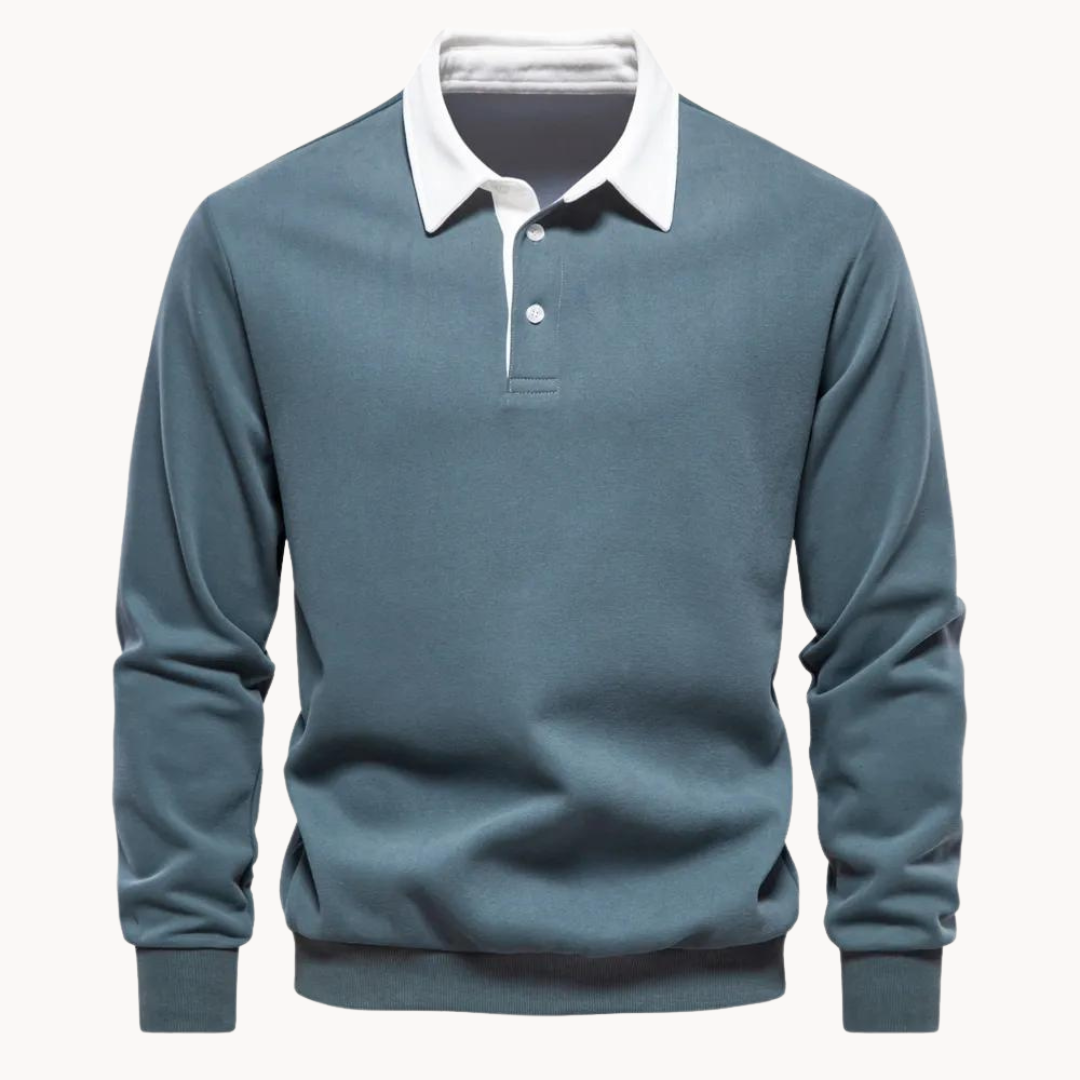 Mirla | Lättsam Polo-Sweatshirt-Eva Jonsson