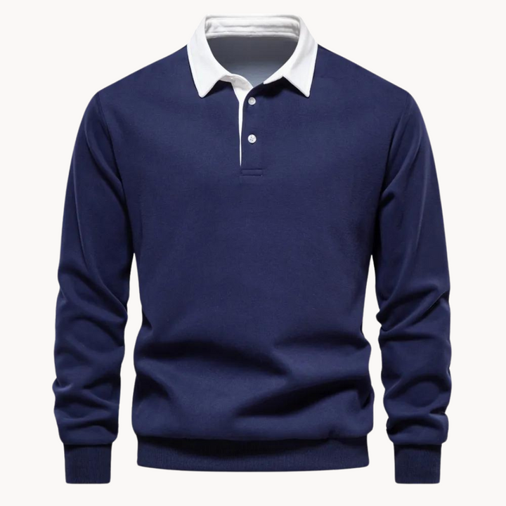 Mirla | Lättsam Polo-Sweatshirt-Eva Jonsson