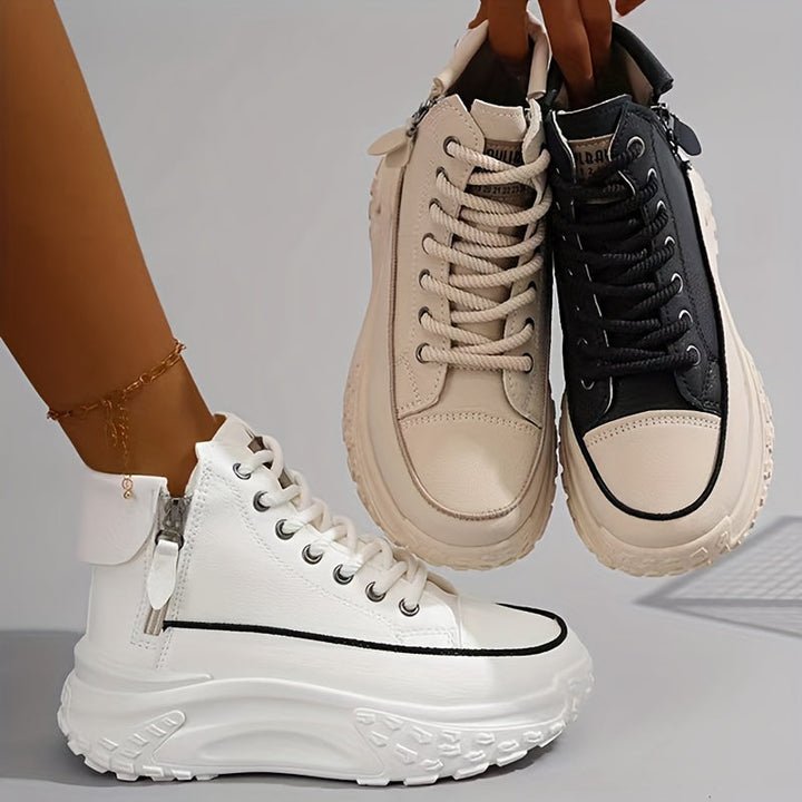 Mirla | Lättsamma Platå Ankellåga Sneaker-Eva Jonsson