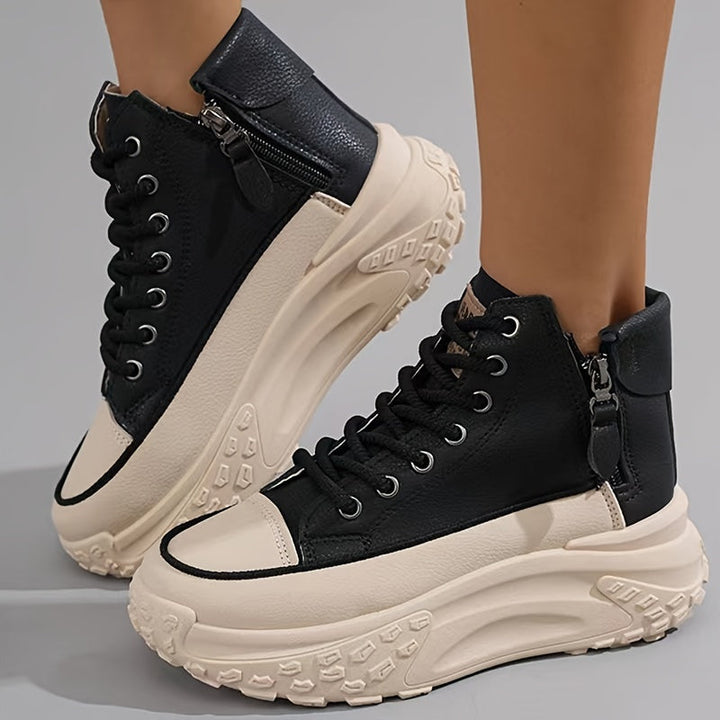 Mirla | Lättsamma Platå Ankellåga Sneaker-Eva Jonsson