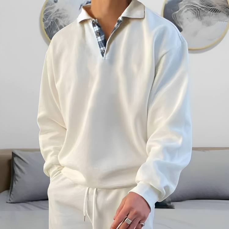 Mirla | Lättsamt Polo Tröja Sweatshirt-Eva Jonsson