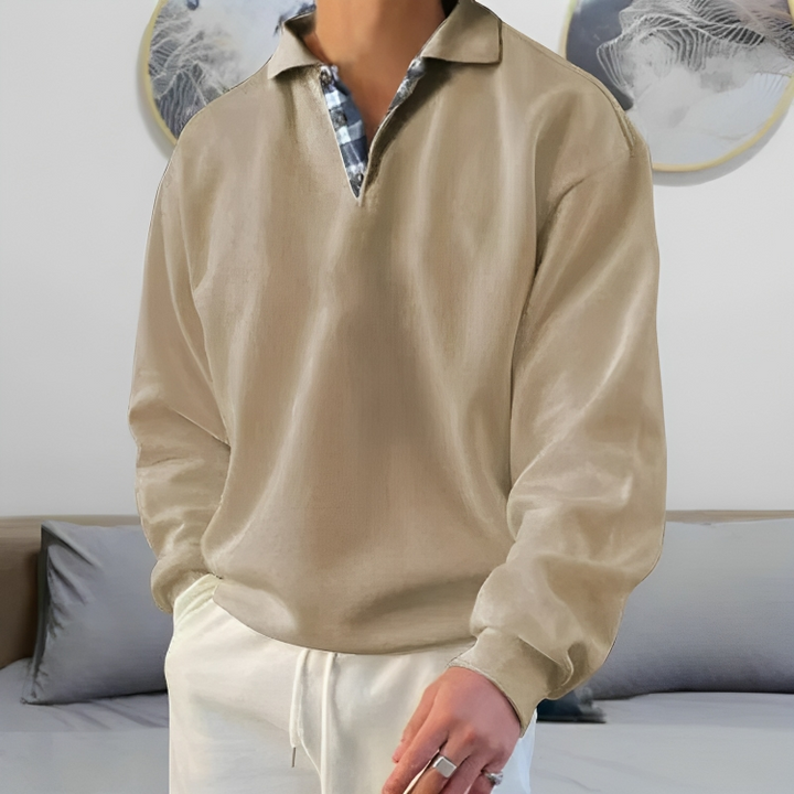 Mirla | Lättsamt Polo Tröja Sweatshirt-Eva Jonsson
