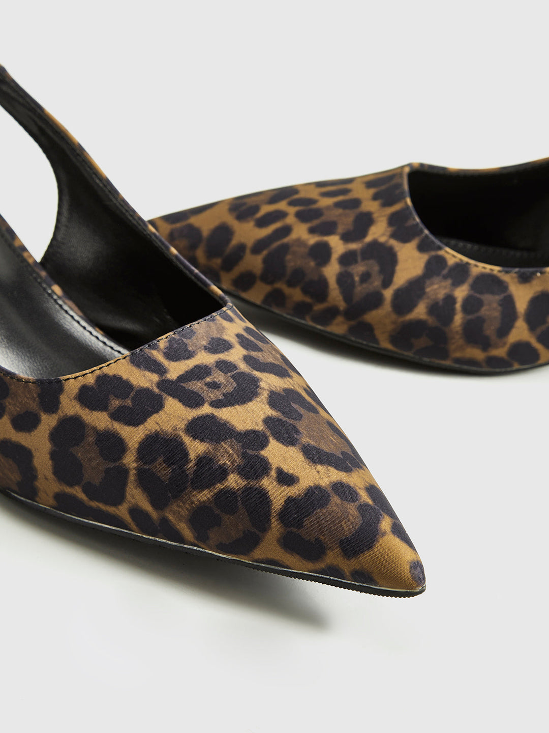 Mirla | Leopard Kattunge Slingback Pumps-Eva Jonsson