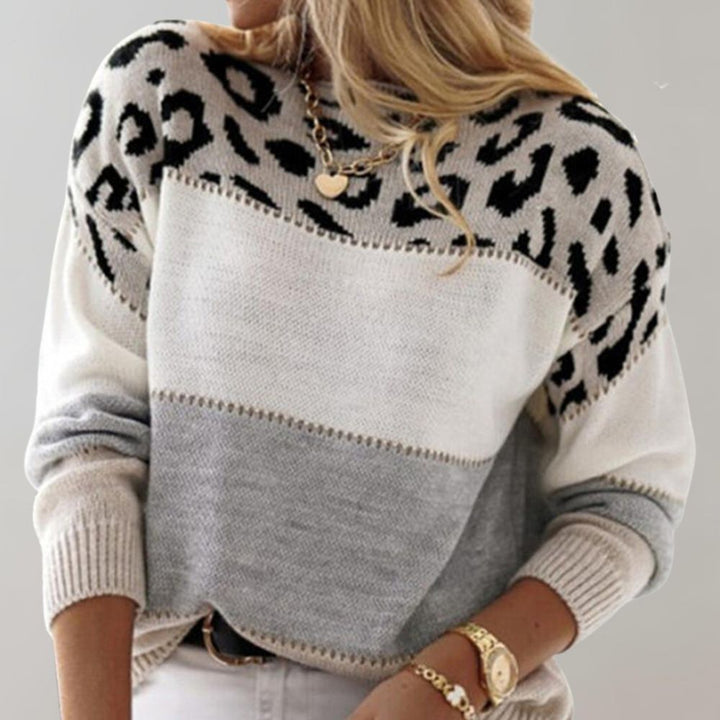 Mirla | Leopard Lyx Tröja-Eva Jonsson