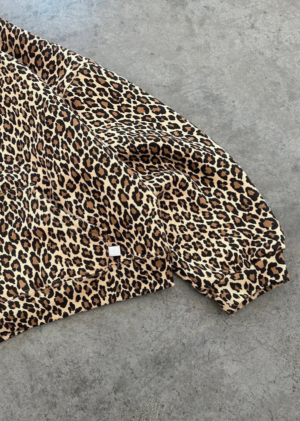 Mirla | Leopardmönster Hoodie och Joggingbyxor Set för Damer-Eva Jonsson