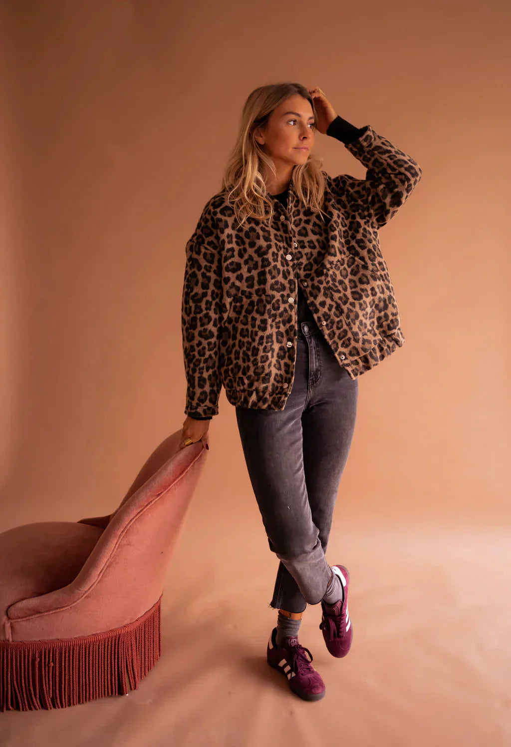 Mirla | Leopardtryck Jacka-Eva Jonsson
