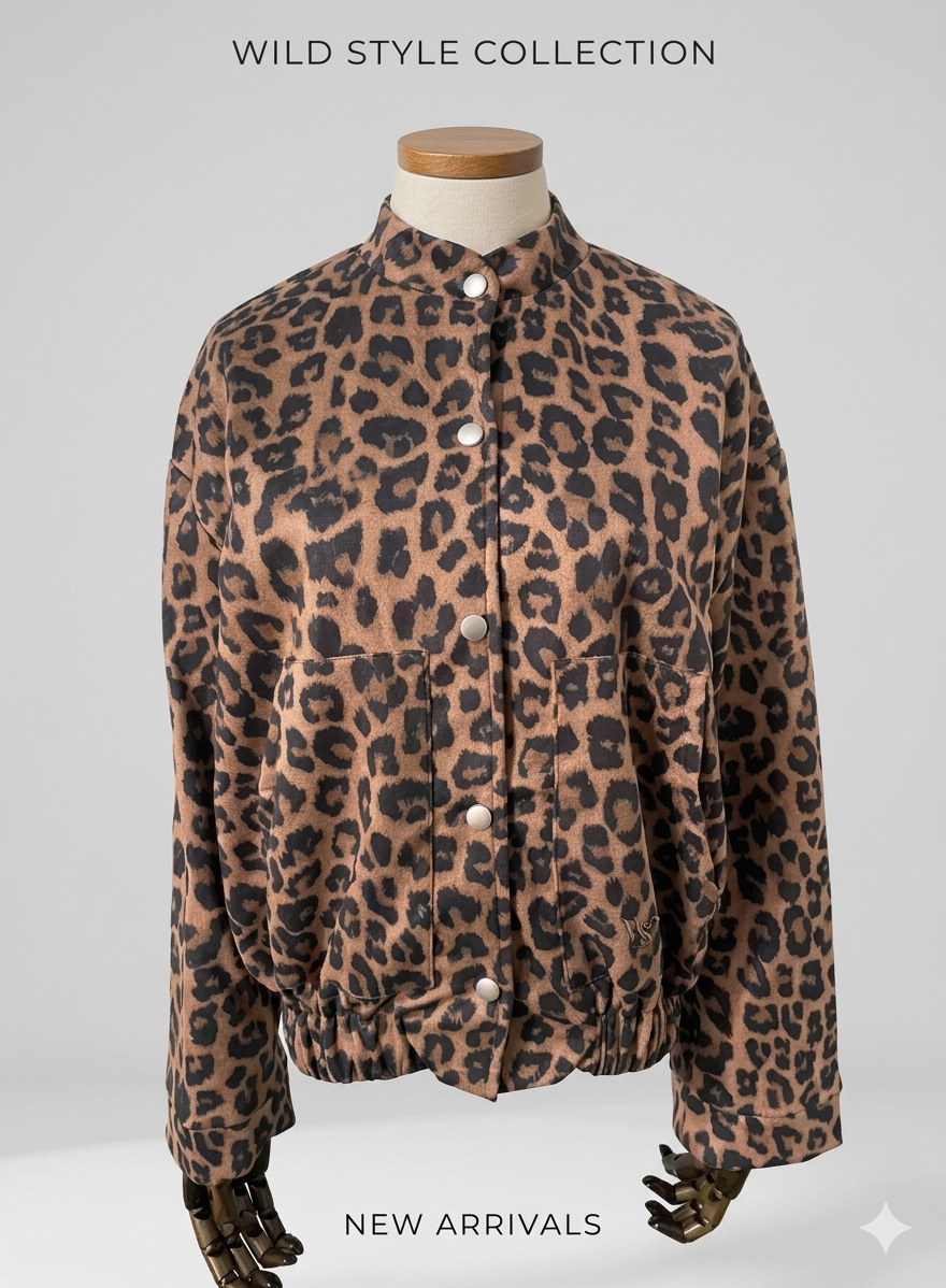 Mirla | Leopardtryck Jacka-Eva Jonsson