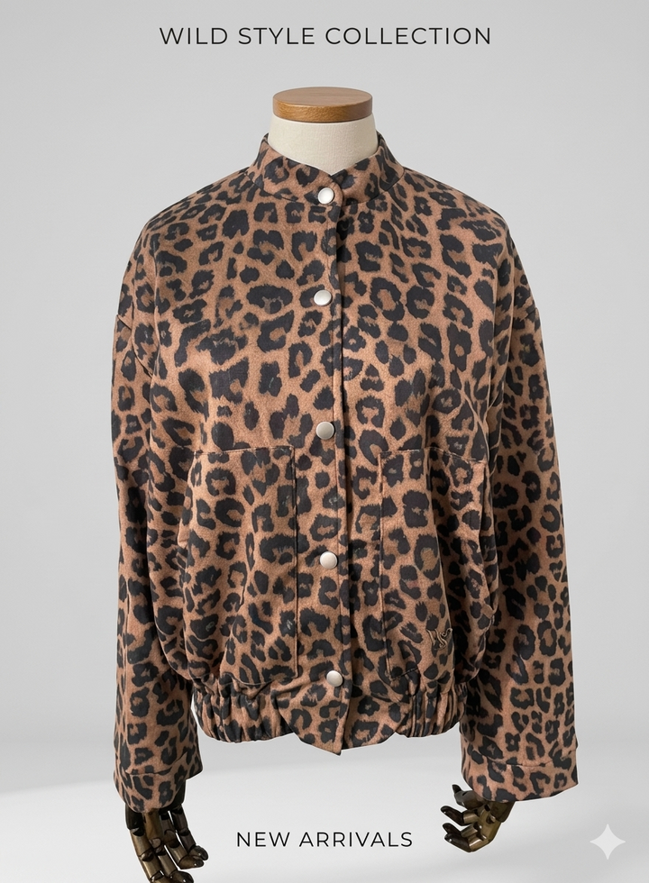 Mirla | Leopardtryck Jacka-Eva Jonsson
