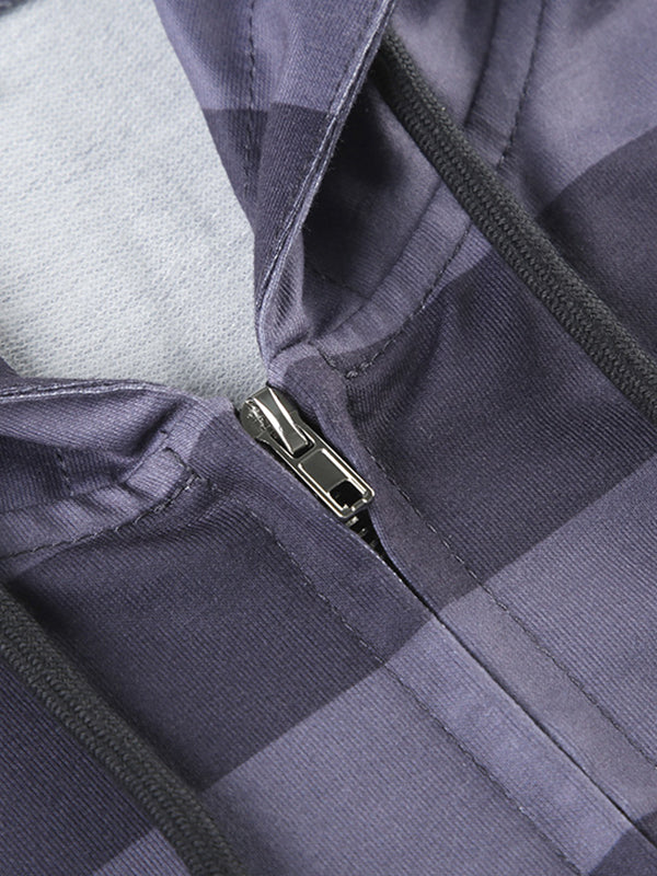 Mirla | Lila Randtryck Överdimensionerad Långärmad Hoodie-Eva Jonsson