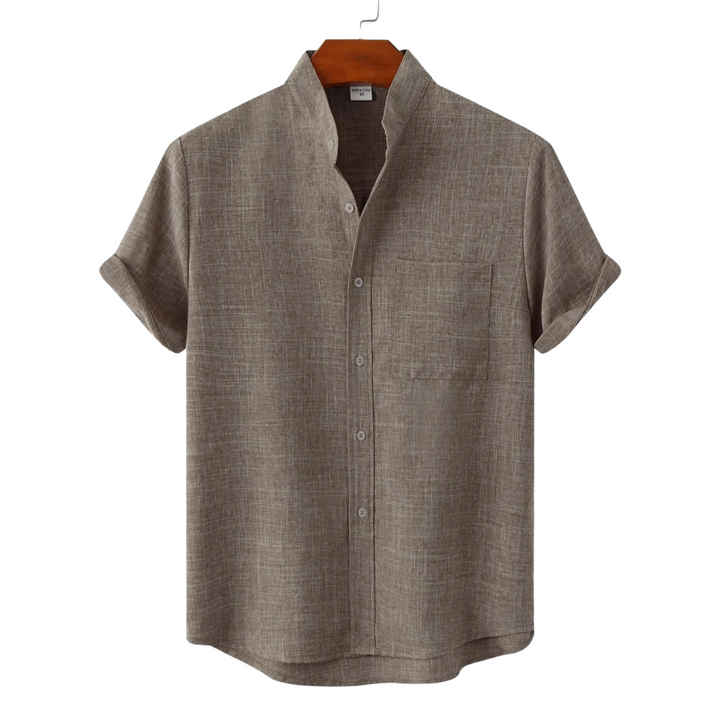 Mirla | Linne T-shirt - Boho - Enfärgad Smal Passform-Eva Jonsson