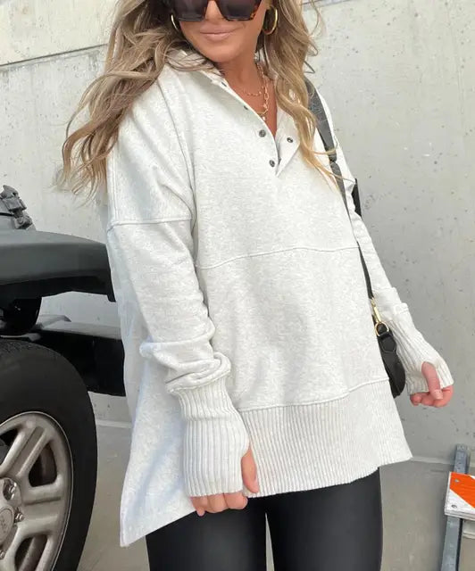 Mirla | Löst Sittande Jacka med Fickor-Eva Jonsson