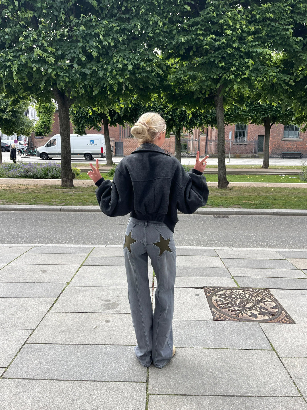 Mirla | Löst passande jeans med stjärnor-Eva Jonsson