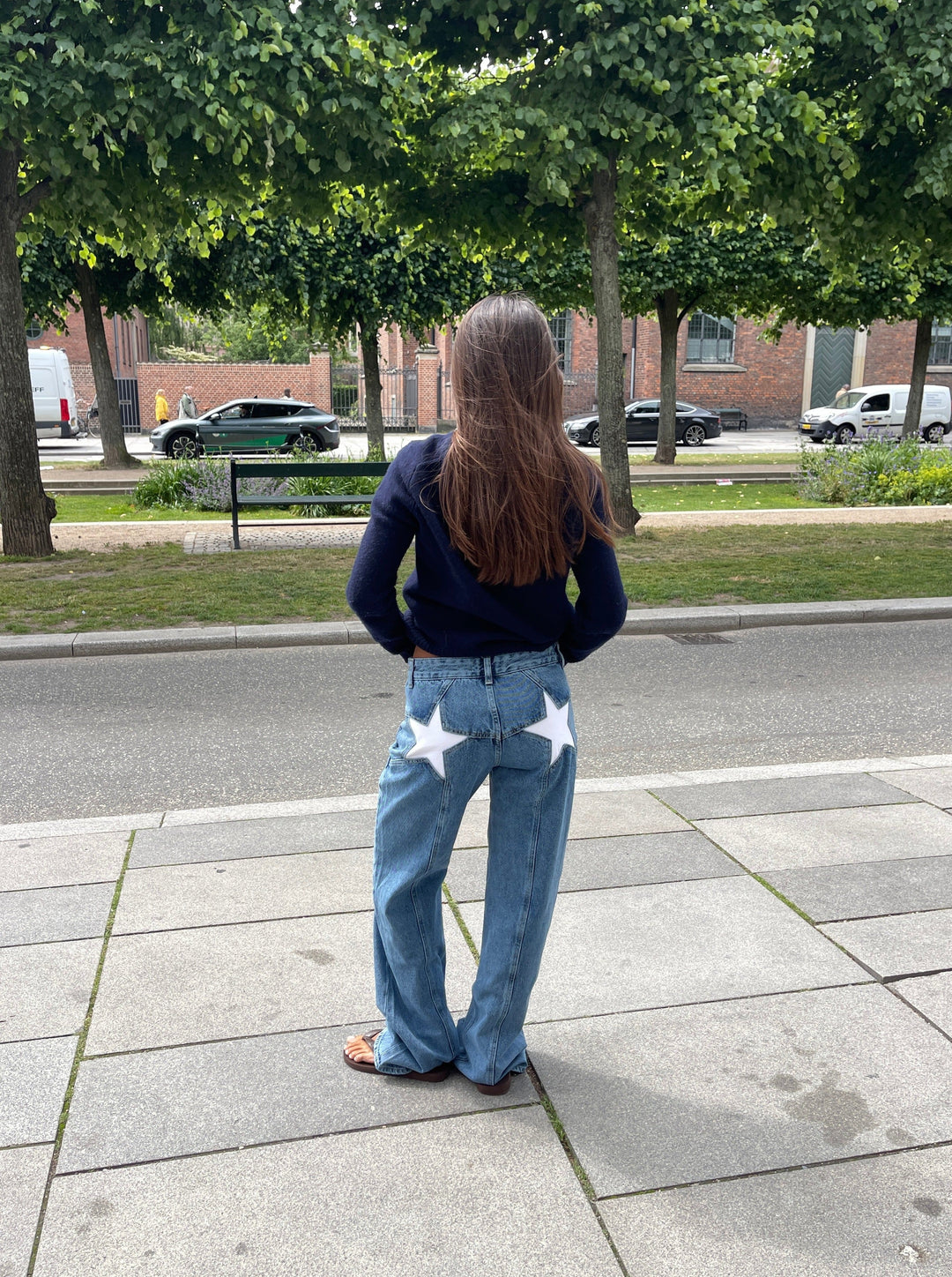 Mirla | Löst passande jeans med stjärnor-Eva Jonsson