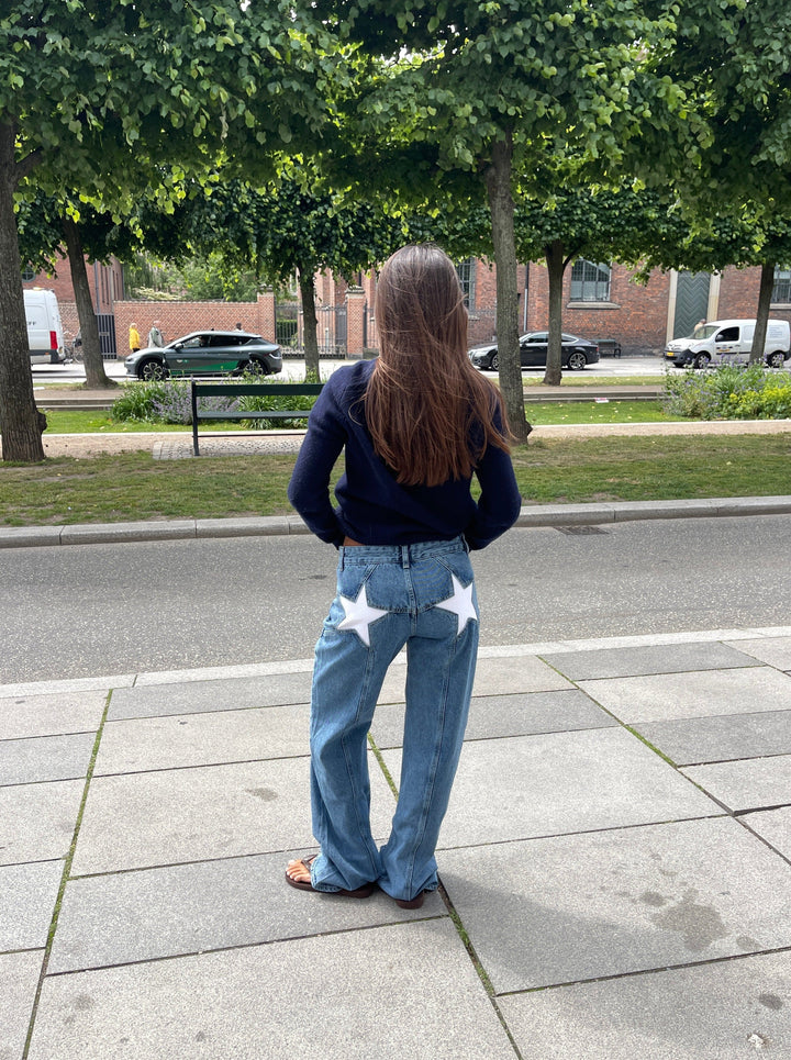 Mirla | Löst passande jeans med stjärnor-Eva Jonsson