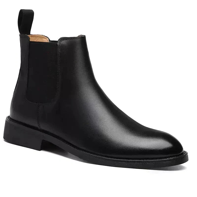 Mirla | Luxe Kalv Mocka Chelsea Boots med Läder Innersula-Eva Jonsson