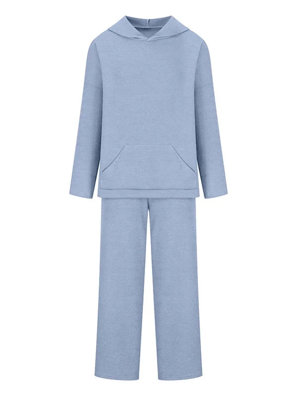 Mirla | Lyx Kvinna Hoodie Randigt Set-Eva Jonsson