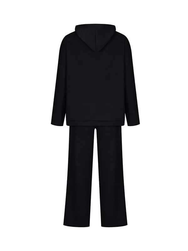 Mirla | Lyx Kvinna Hoodie Randigt Set-Eva Jonsson