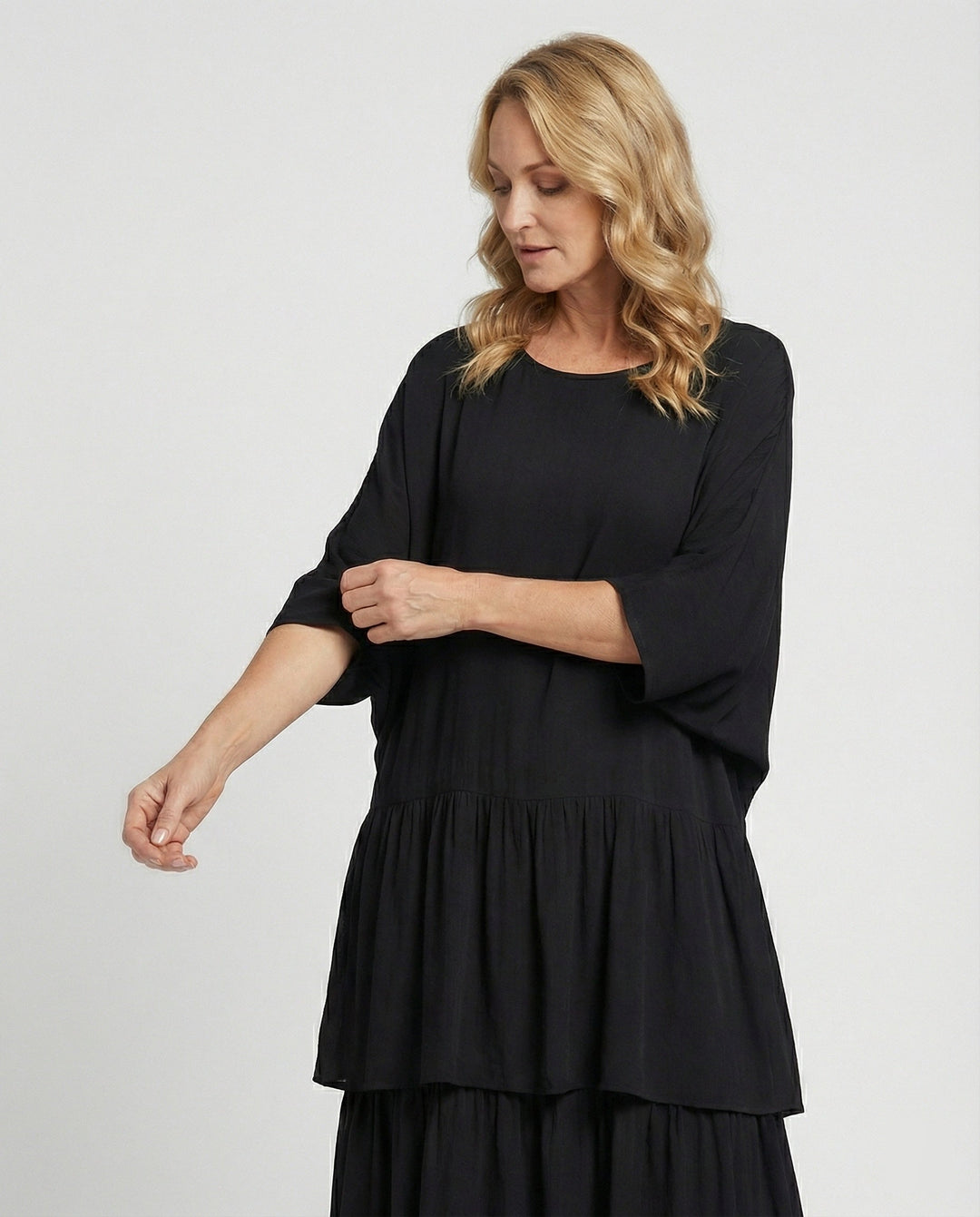 Mirla | Lyxig Elegant Chiffonklänning-Eva Jonsson